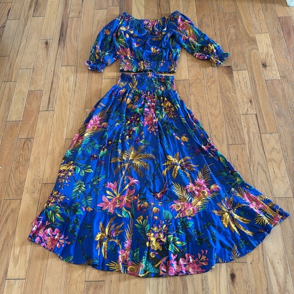 RACHEL Rachel Roy | Maxi Skirt/Top Set | On/Off Shoulder | size S - Picture 7 of 7